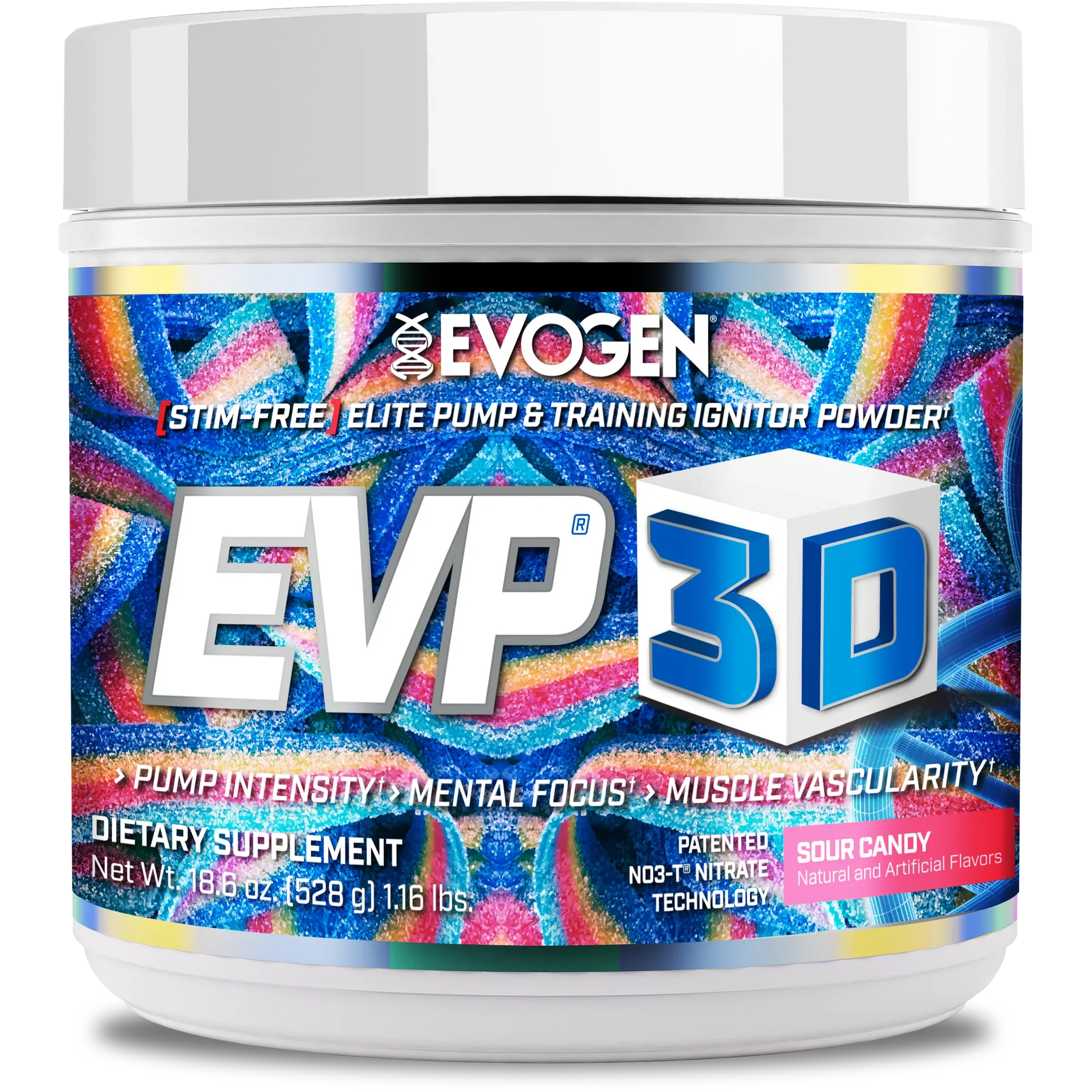 Evogen EVP-3D-40/20 servings-Sour Candy-N101 Nutrition