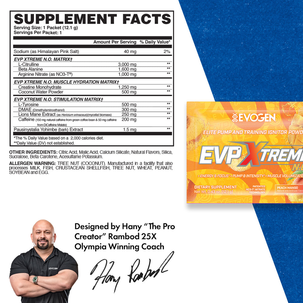 Evogen EVP Xtreme N.O.-N101 Nutrition