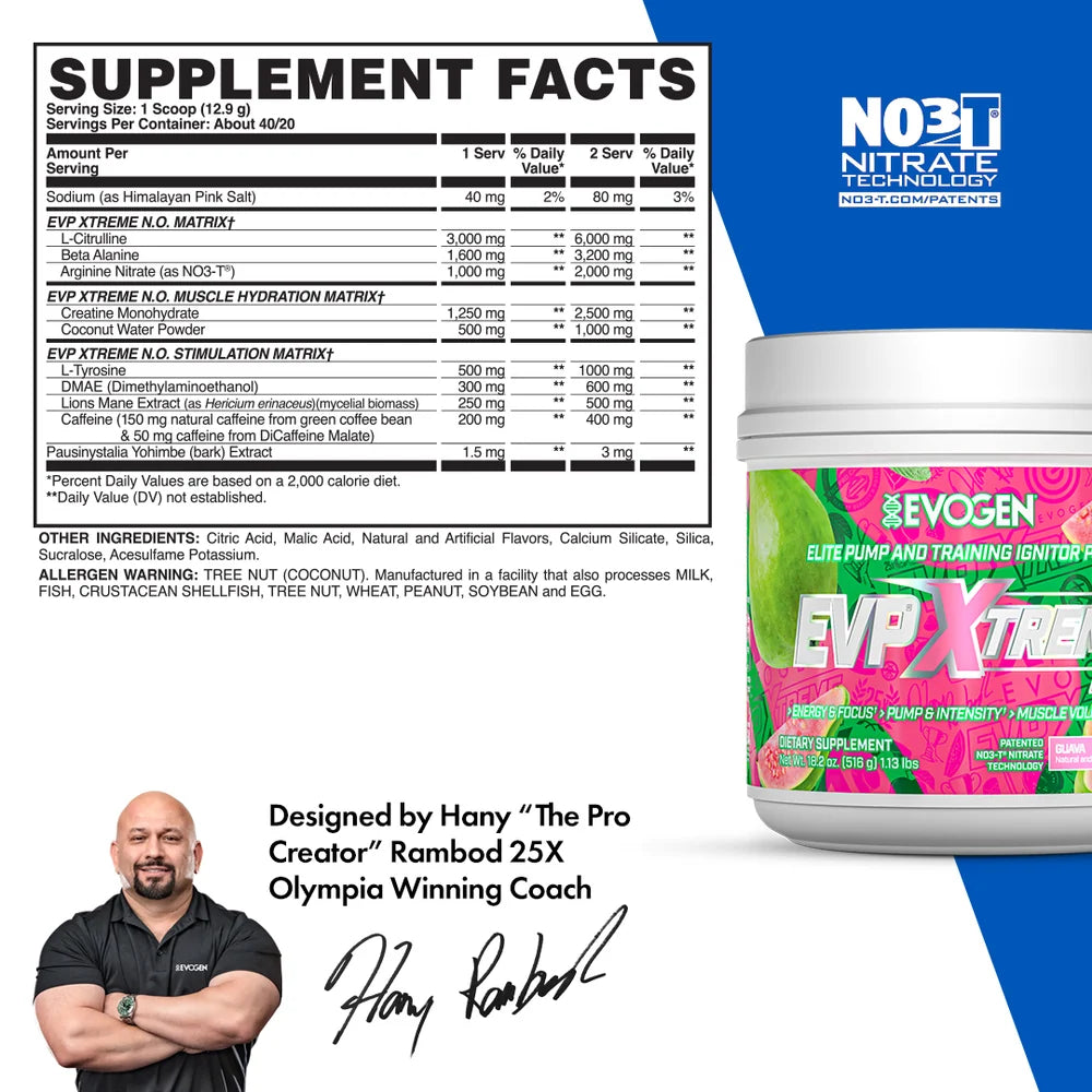 Evogen EVP Xtreme N.O. – N101 Nutrition