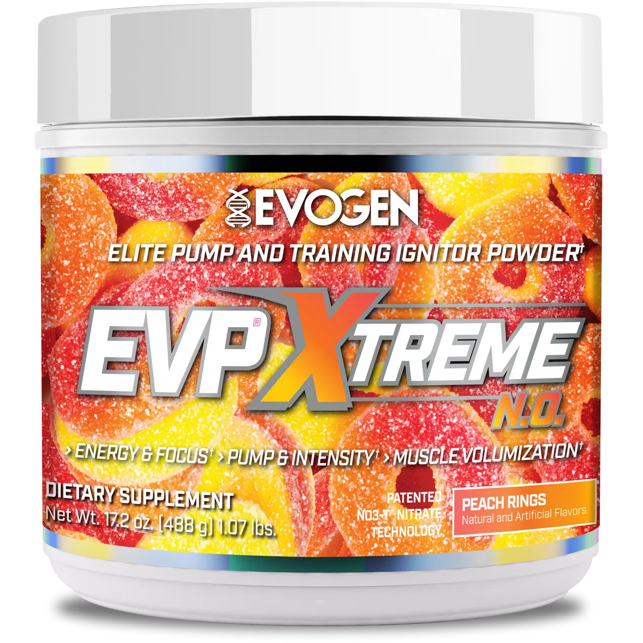 Evogen EVP Xtreme N.O.-40/20 servings-Peach Rings-N101 Nutrition