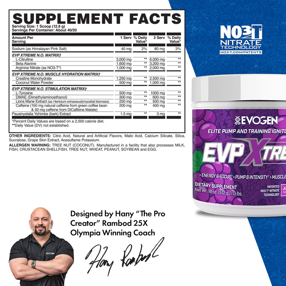 Evogen EVP Xtreme N.O.-N101 Nutrition