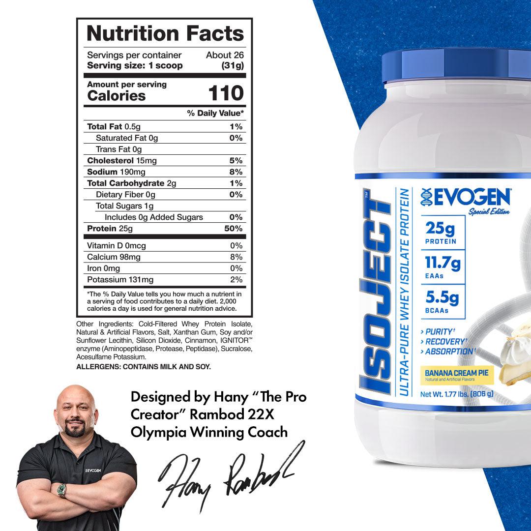 Evogen IsoJect-N101 Nutrition