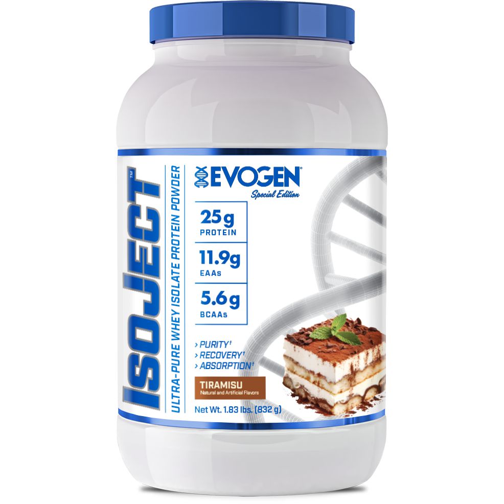 Evogen IsoJect-2 lbs (28 servings)-Tiramisu-N101 Nutrition