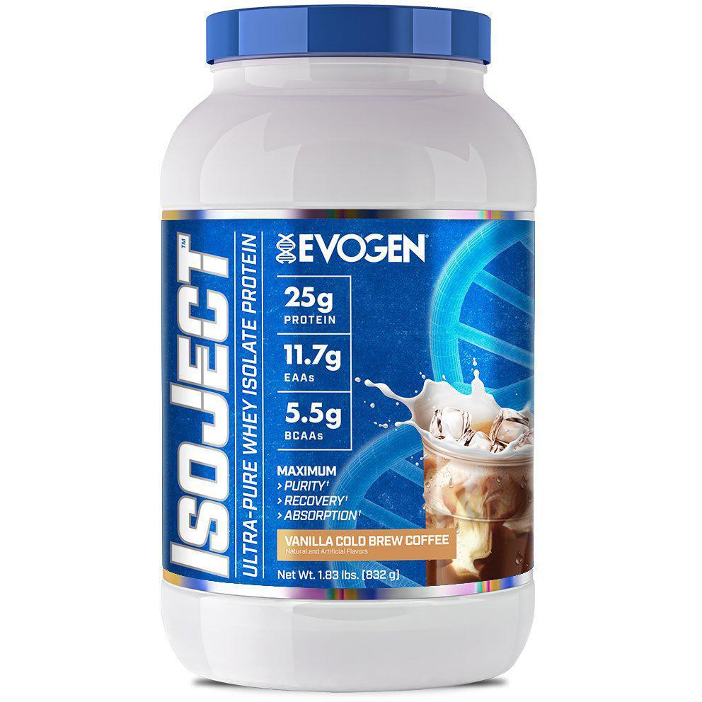 Evogen IsoJect-25 servings-Vanilla Cold Brew Coffee-N101 Nutrition