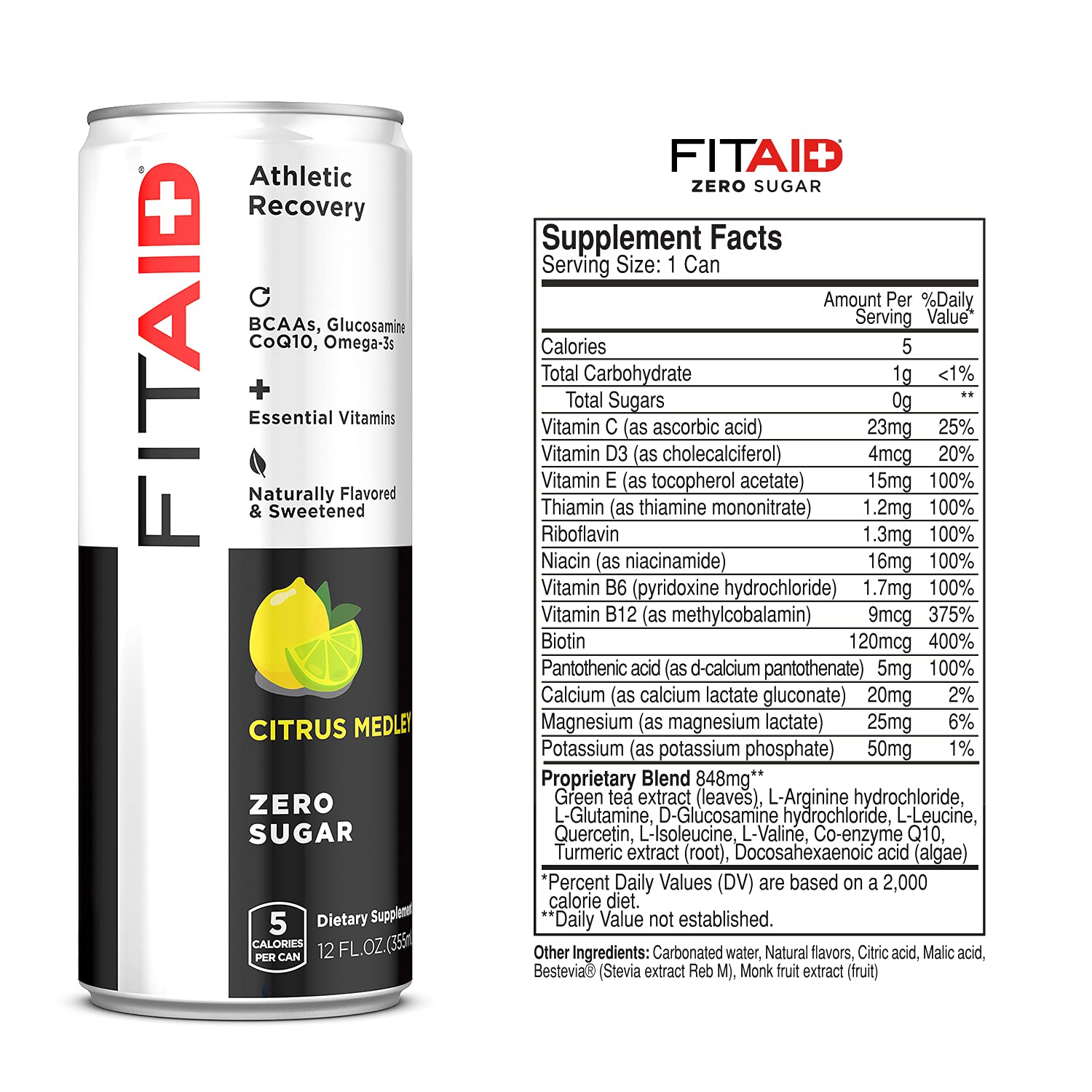 FITAID Zero Sugar Sports Recovery Drink-N101 Nutrition