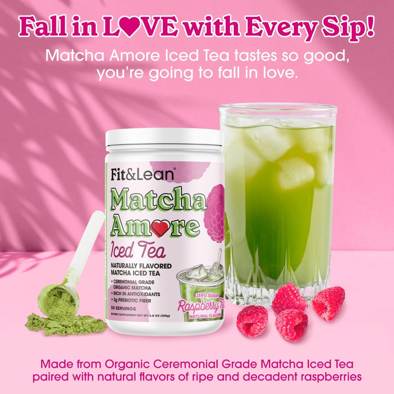 Fit & Lean Matcha Amore Iced Tea-N101 Nutrition