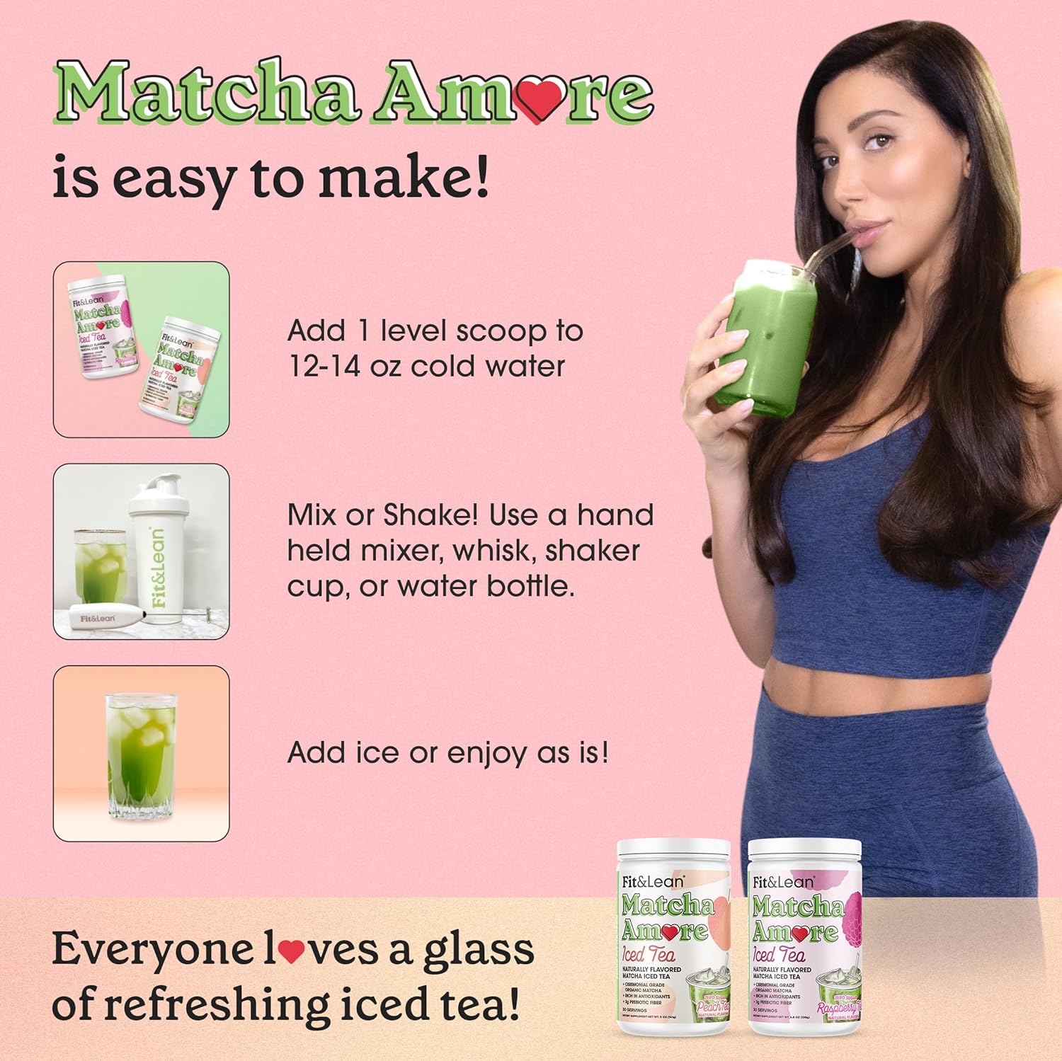 Fit & Lean Matcha Amore Iced Tea-N101 Nutrition