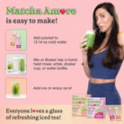 Fit&Lean Matcha Amore Iced Tea Stick Packs-N101 Nutrition