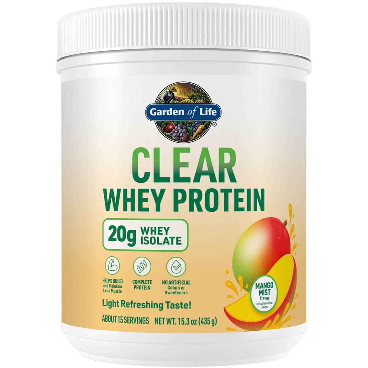 Garden of Life Clear Whey Protein-15 servings-Mango Mist-N101 Nutrition