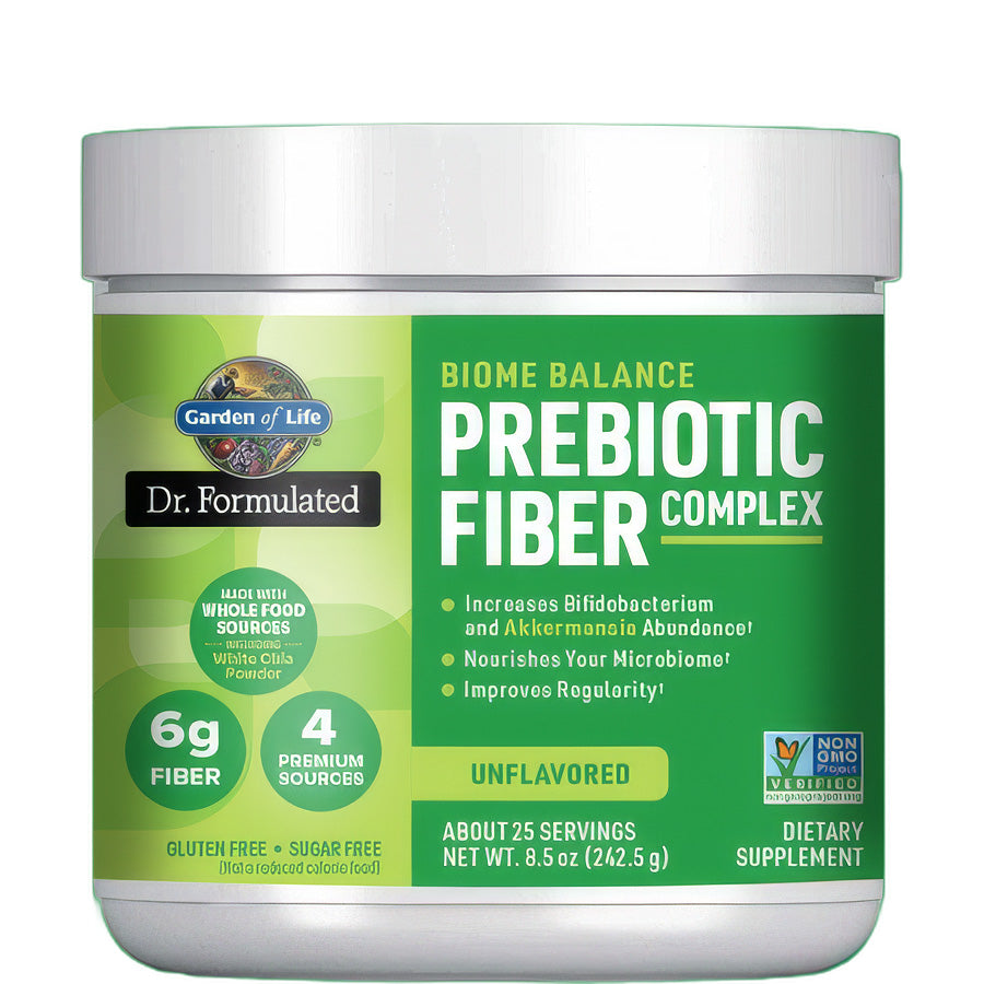 Garden of Life Dr. Formulated Biome Balance Prebiotic Fiber Complex-8.5 oz (242.1 g)-N101 Nutrition