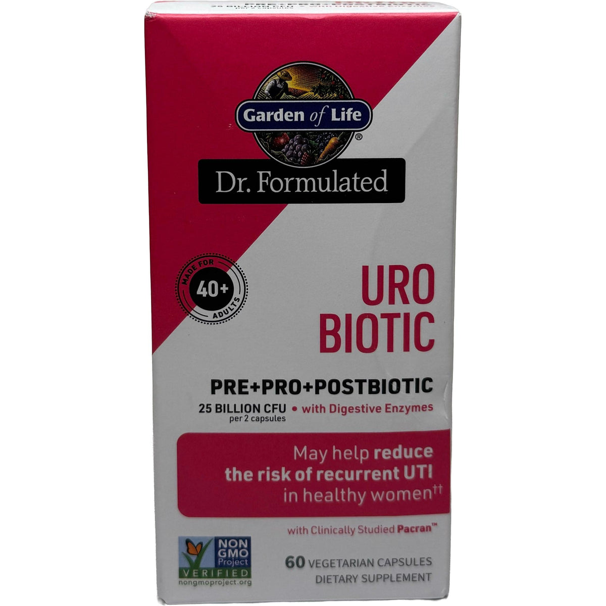 Garden of Life Dr. Formulated Uro Biotic-60 vegetarian capsules-N101 Nutrition