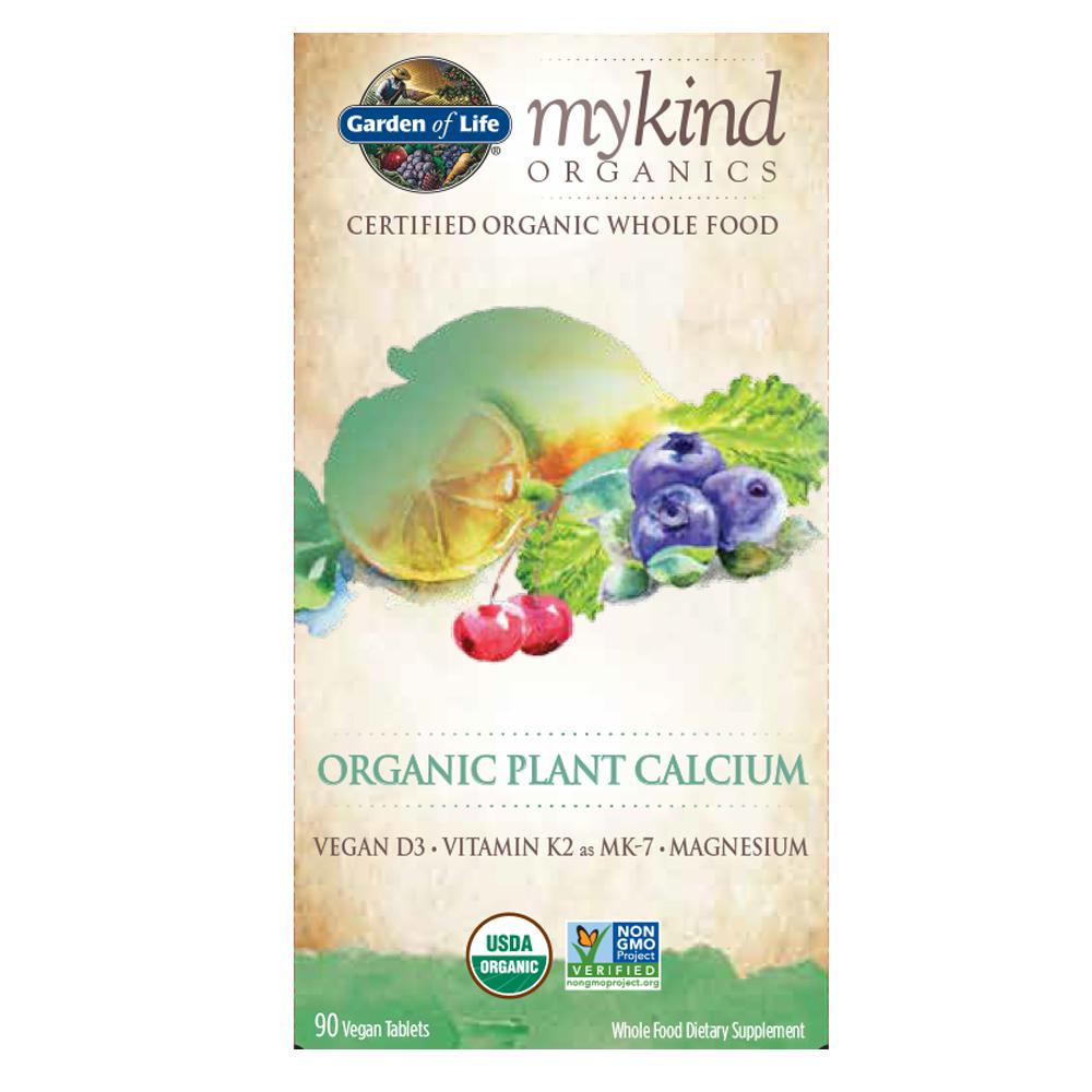 Garden of Life mykind Organics Plant Calcium-90 vegan tablets-N101 Nutrition