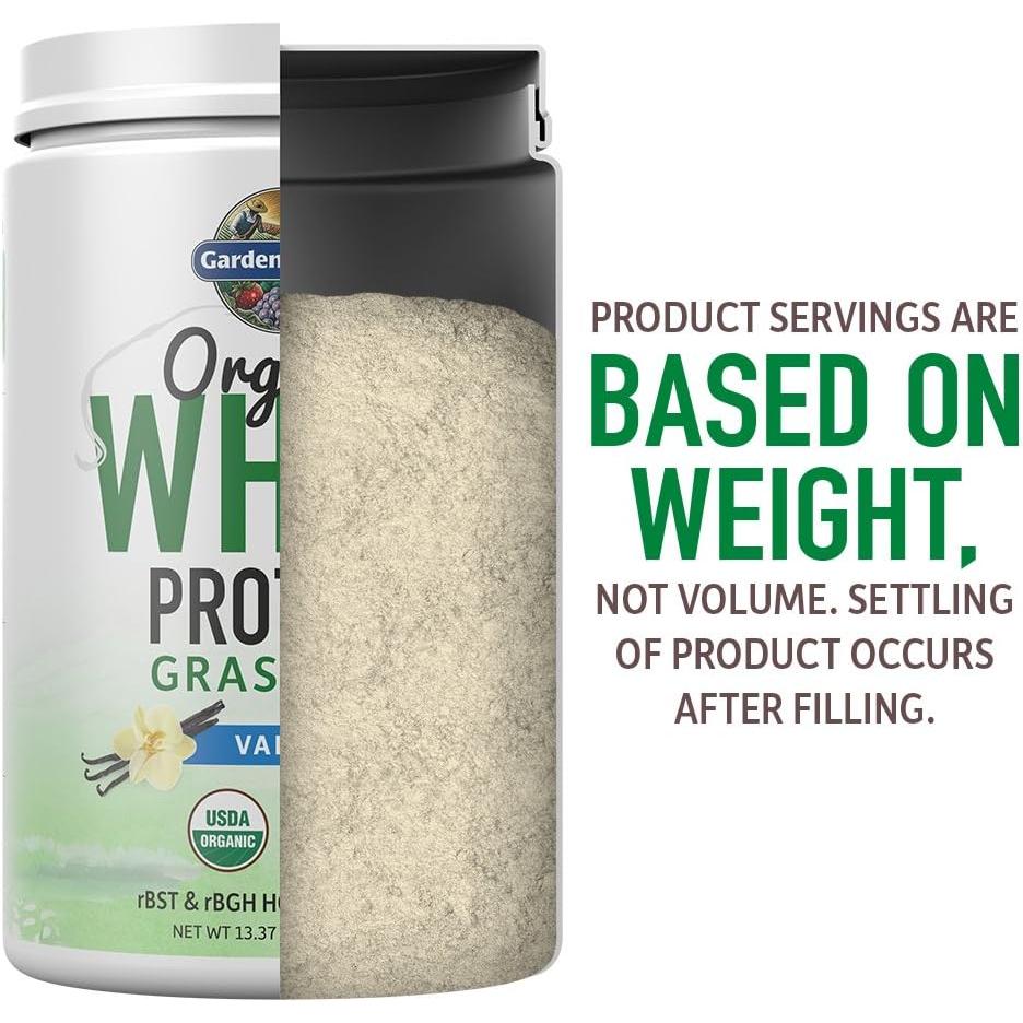 Garden of Life Organic Grass Fed Whey Protein-N101 Nutrition