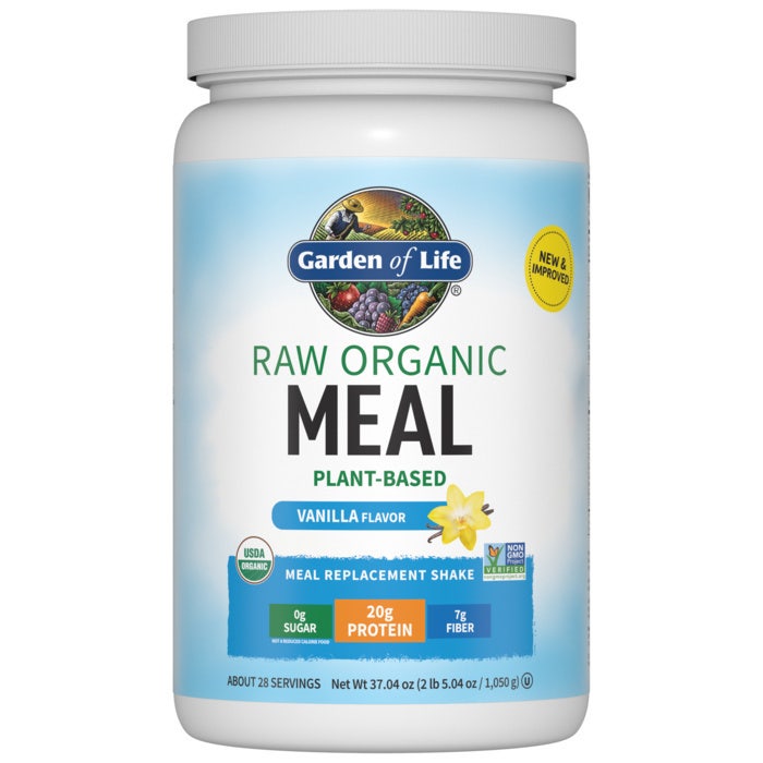 Garden of Life RAW Organic Meal-28 servings-Vanilla-N101 Nutrition