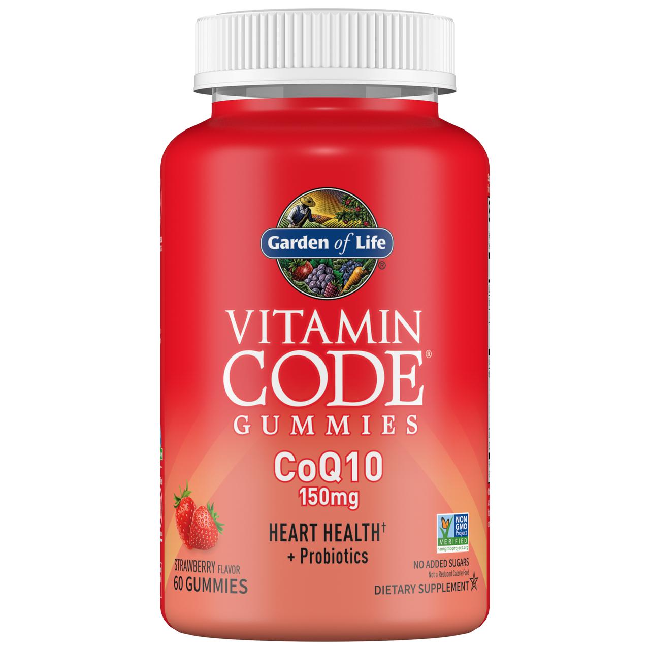 Garden of Life Vitamin Code CoQ10 Gummies 150mg-60 count-N101 Nutrition