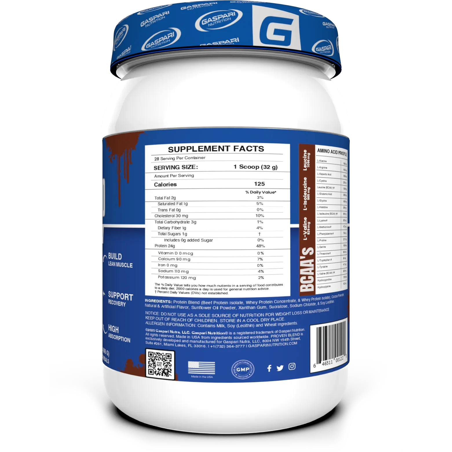 Gaspari Nutrition Proven Blend Multi-Source Protein-N101 Nutrition