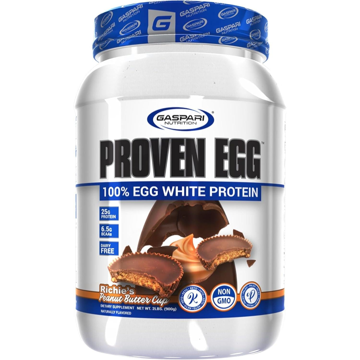 Gaspari Nutrition Proven Egg-2 lbs (900 g)-Richie's Peanut Butter Cup-N101 Nutrition