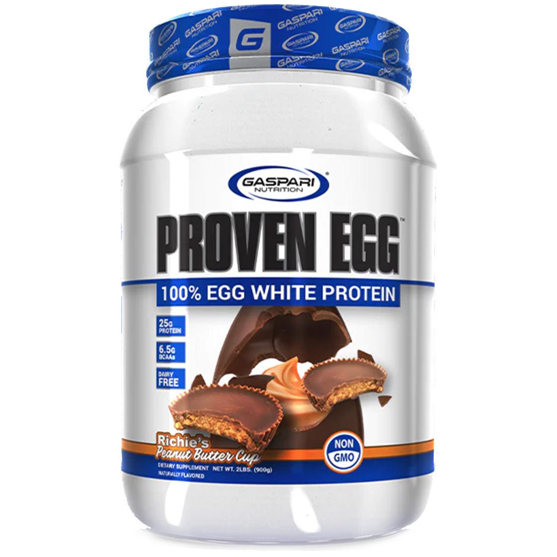 Gaspari Nutrition Proven Egg-2 lbs (900 g)-Richie's Peanut Butter Cup-N101 Nutrition