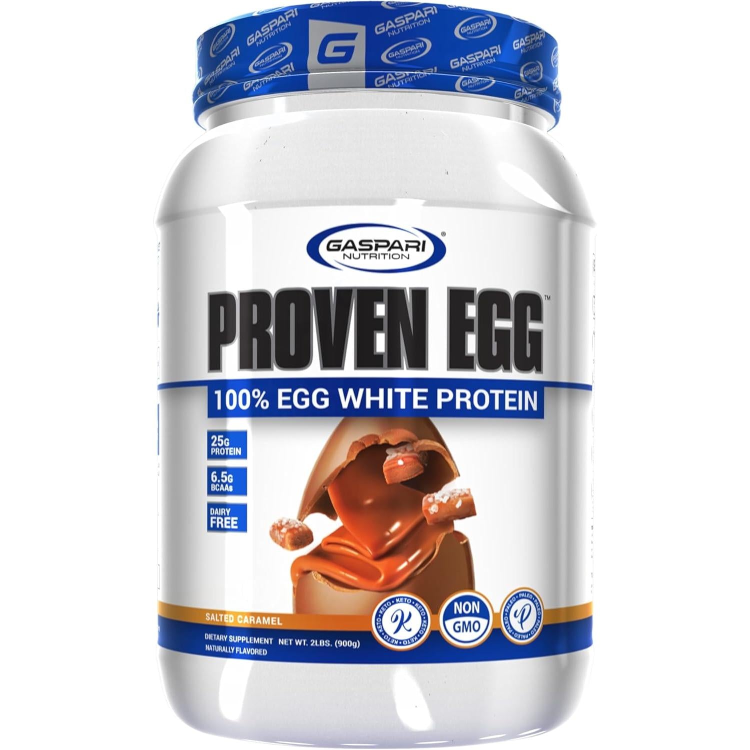 Gaspari Nutrition Proven Egg-2 lbs (900 g)-Salted Caramel-N101 Nutrition