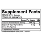 Gaspari Nutrition Proven Grassfed Beef Liver-N101 Nutrition