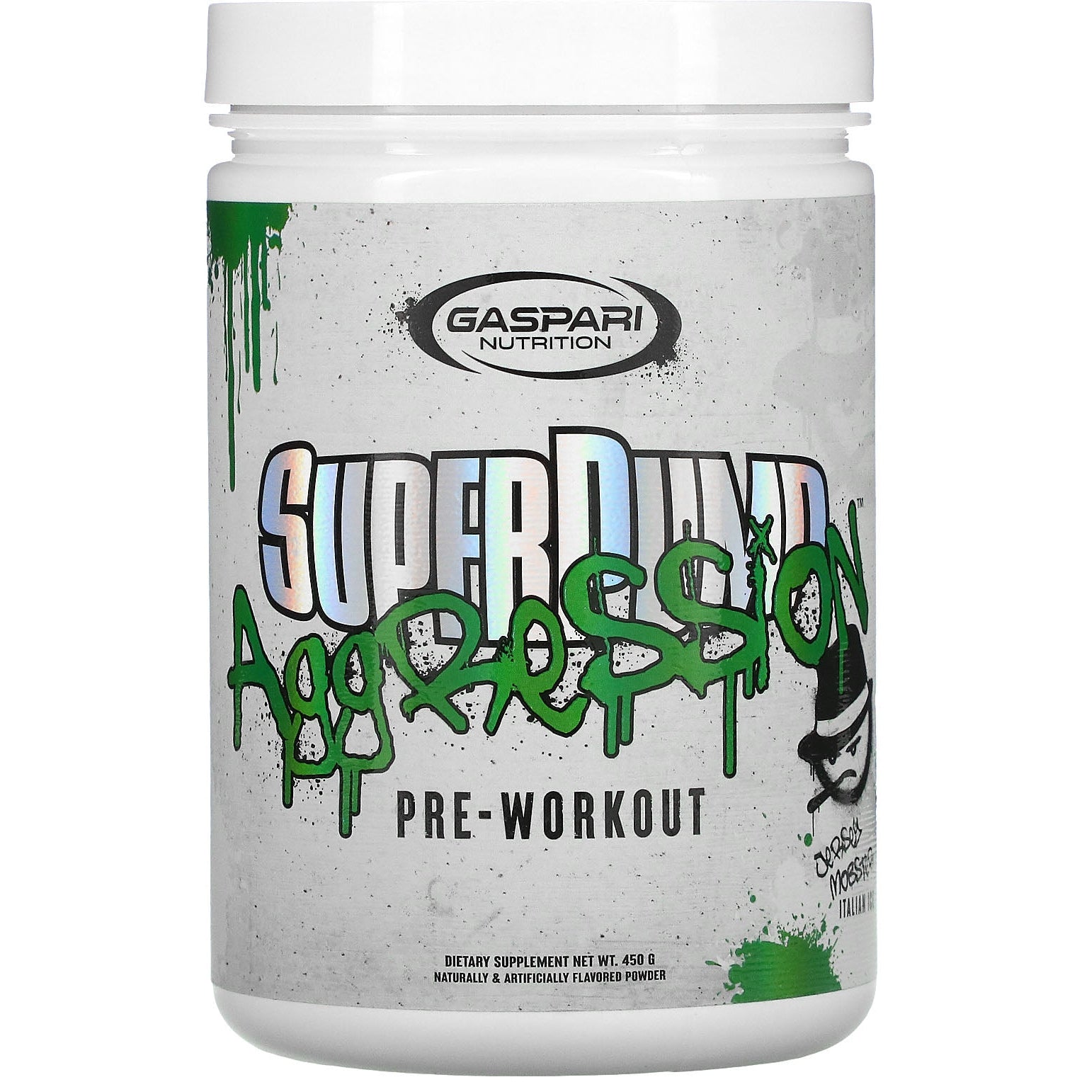 Gaspari Nutrition SuperPump Aggression-Jersey Mobster Italian Ice-25 servings (450 g)-N101 Nutrition