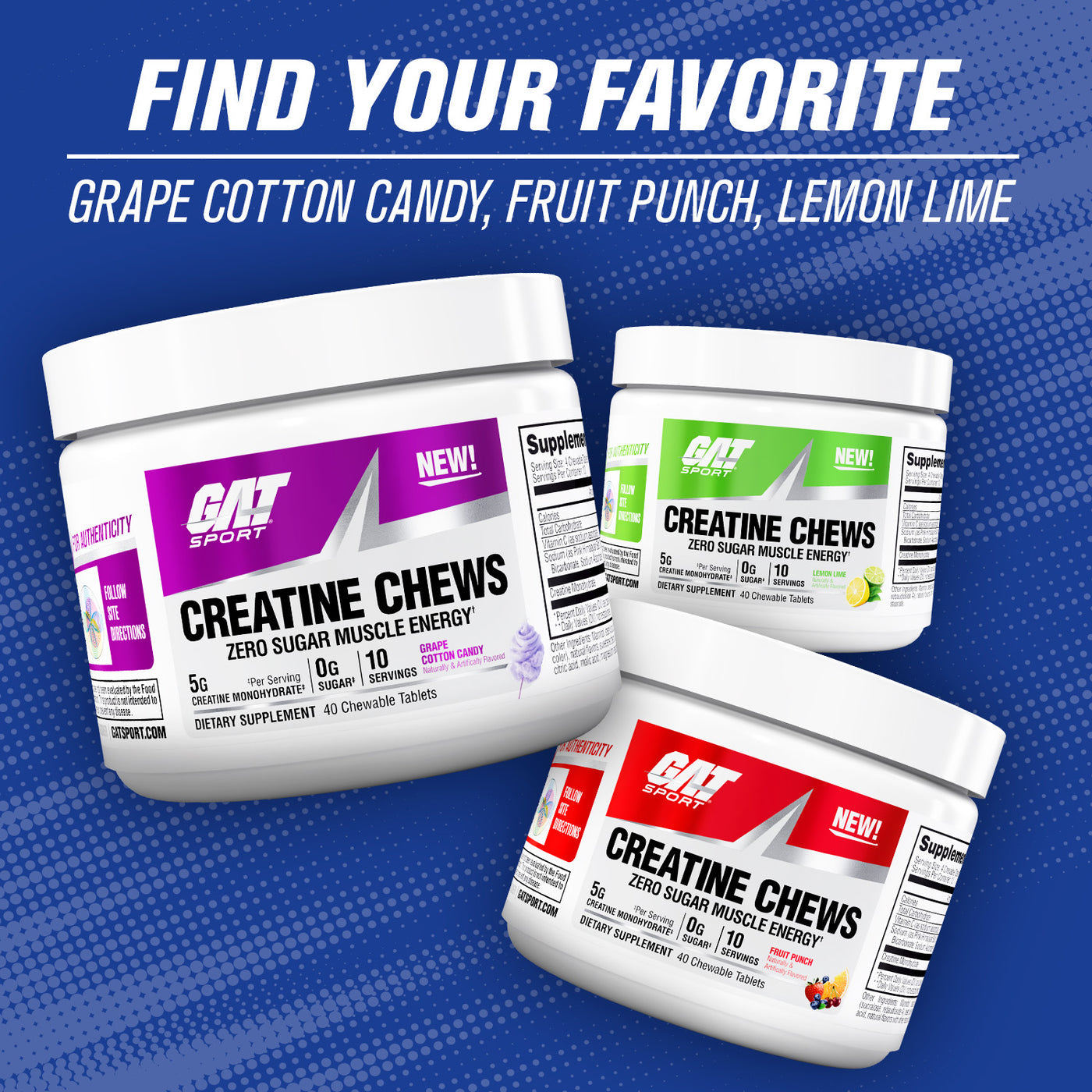 GAT Sport Creatine Chews-N101 Nutrition