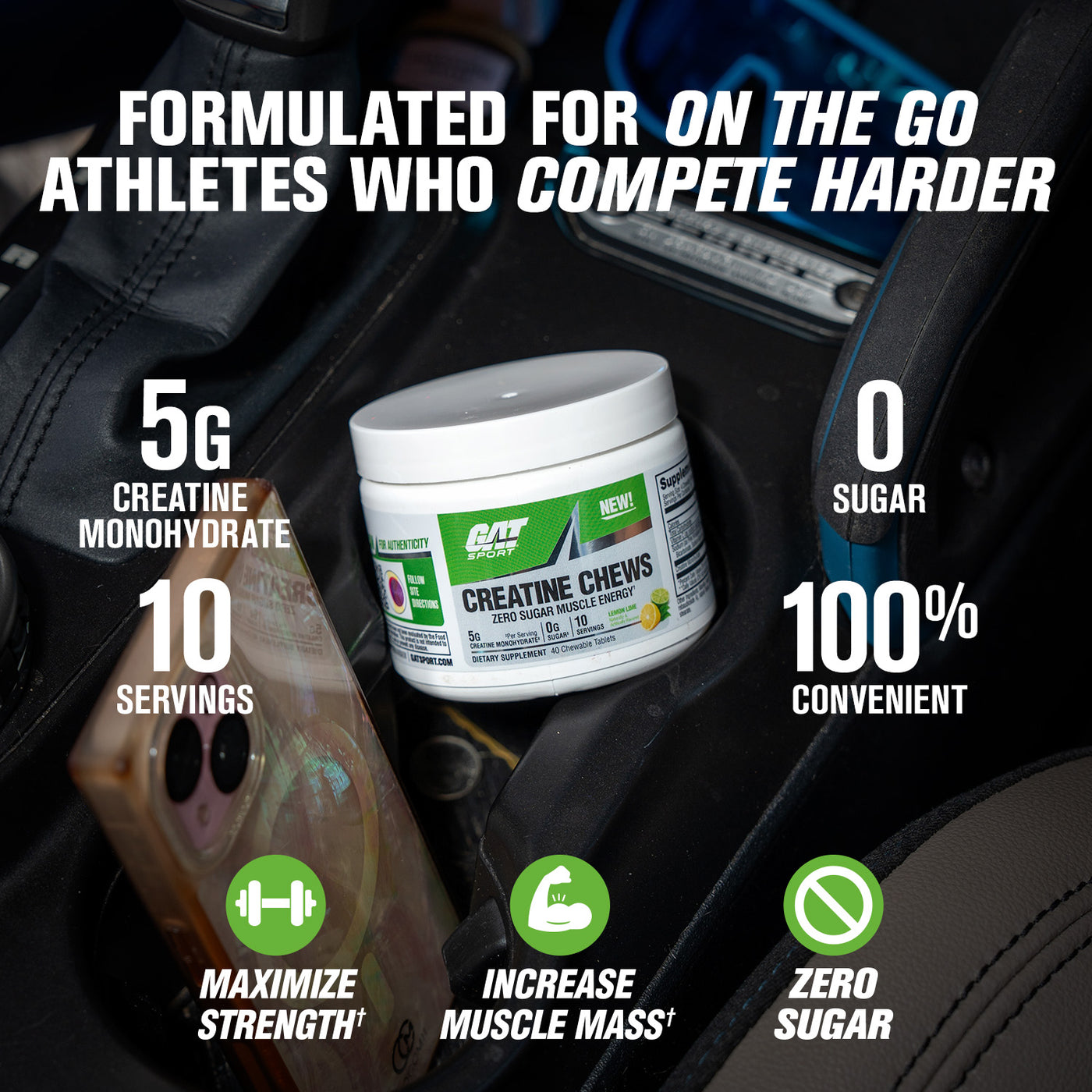 GAT Sport Creatine Chews-N101 Nutrition
