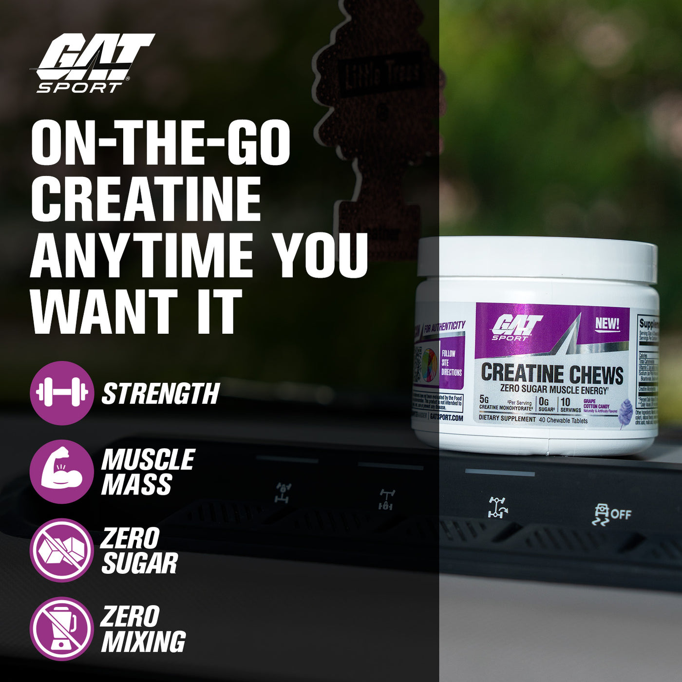 GAT Sport Creatine Chews-N101 Nutrition