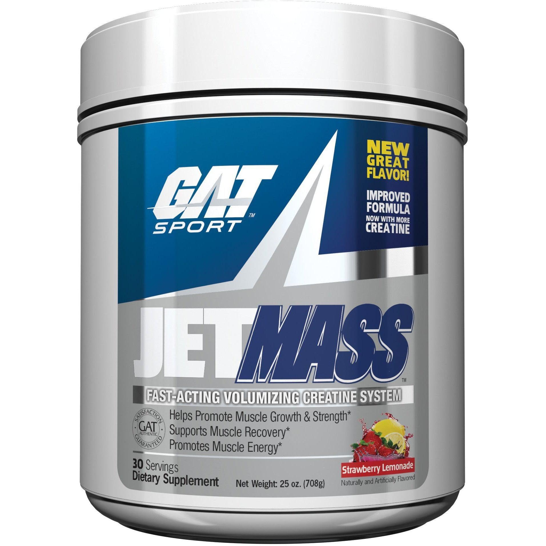 GAT Sport JetMASS-30 servings-Strawberry Lemonade-N101 Nutrition