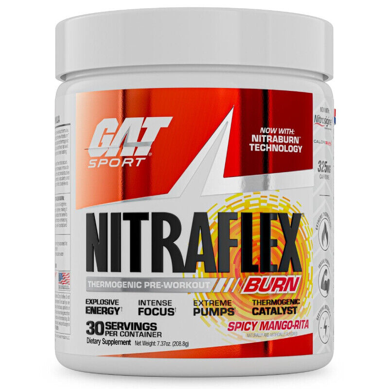 GAT Sport Nitraflex BURN-30 servings-Spicy Mango-Rita-N101 Nutrition