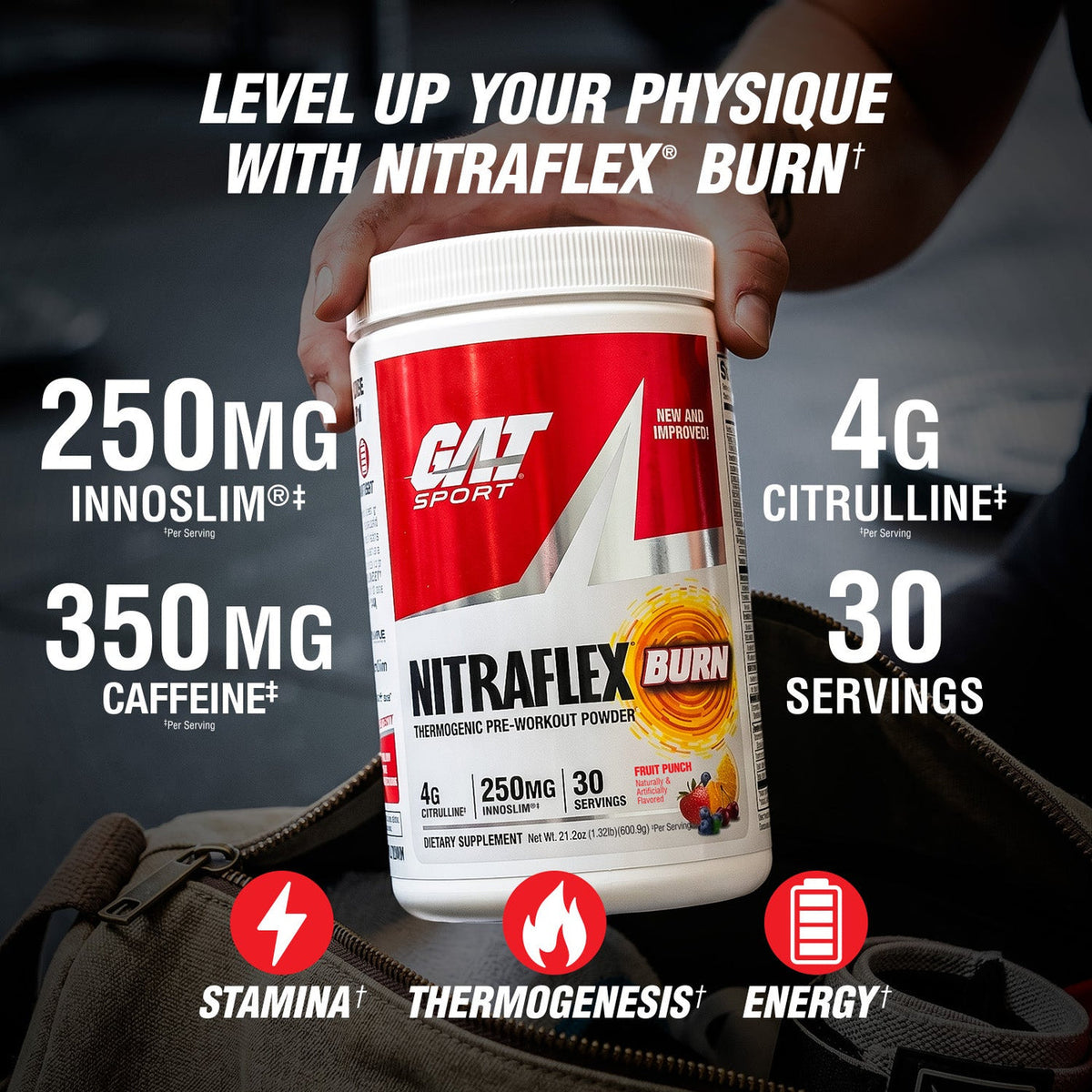 GAT Sport Nitraflex® Burn (New Formula)-N101 Nutrition