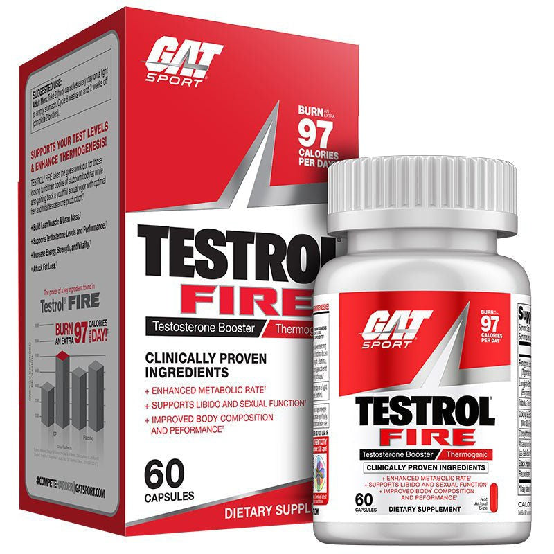 GAT Sport Testrol FIRE-60 capsules-N101 Nutrition