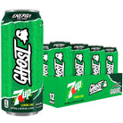 GHOST Energy Drink-Case (12 cans)-7UP® Lemon Lime-N101 Nutrition