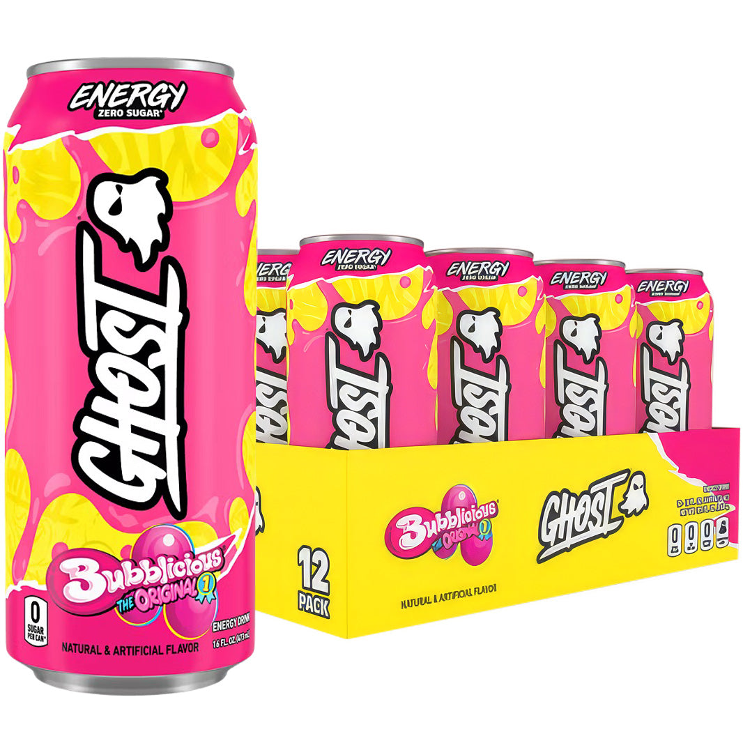 GHOST Energy Drink-Case (12 cans)-Bubblicious® Original-N101 Nutrition