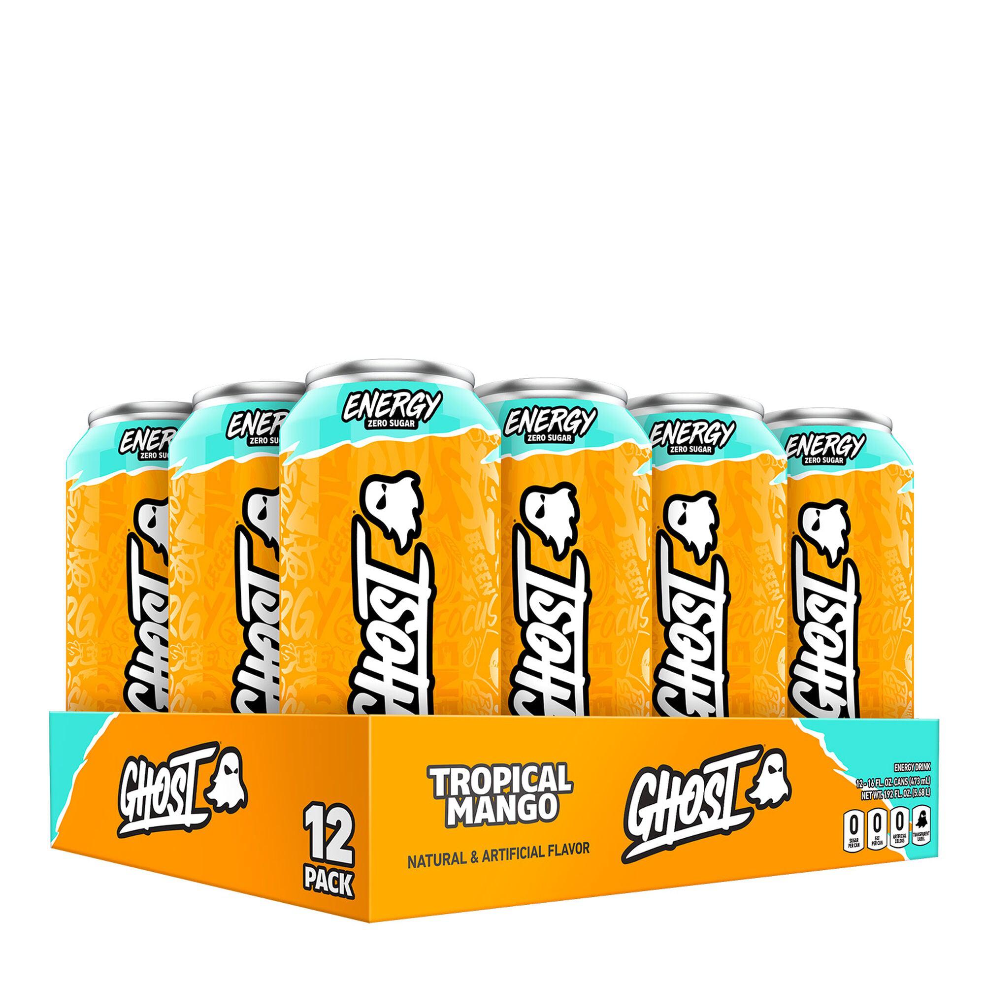 Ghost Energy RTD-Case (12 cans)-Tropical Mango-N101 Nutrition