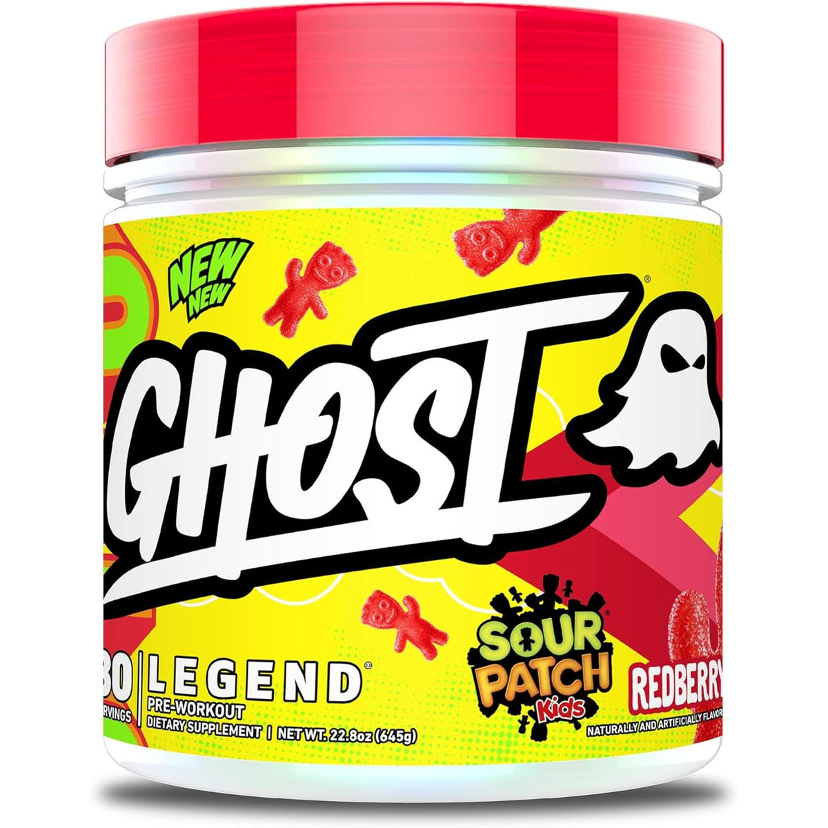 GHOST Legend V4-30 servings-Sour Patch Kids® Redberry®-N101 Nutrition