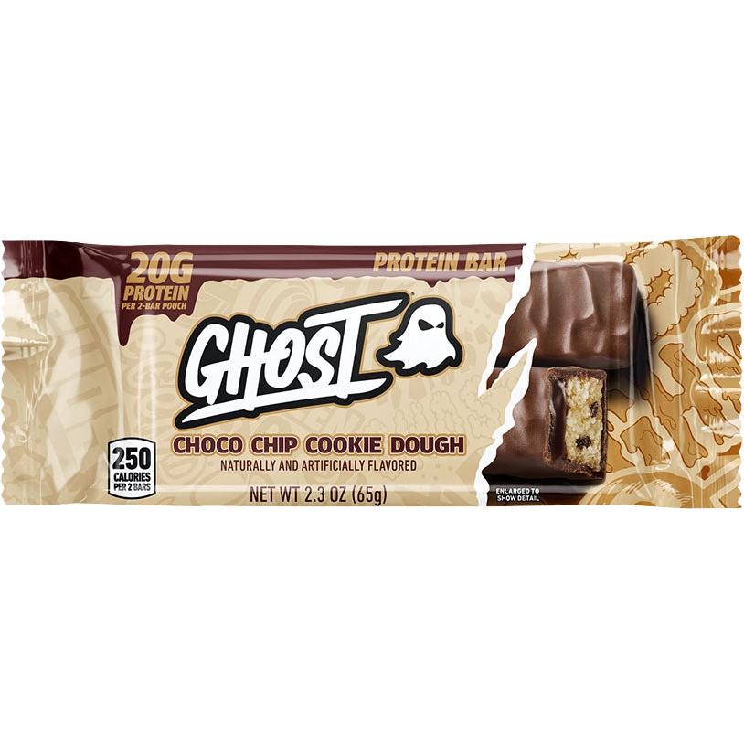 GHOST Protein Bars-Single (65 g)-Choco Chip Cookie Dough-N101 Nutrition