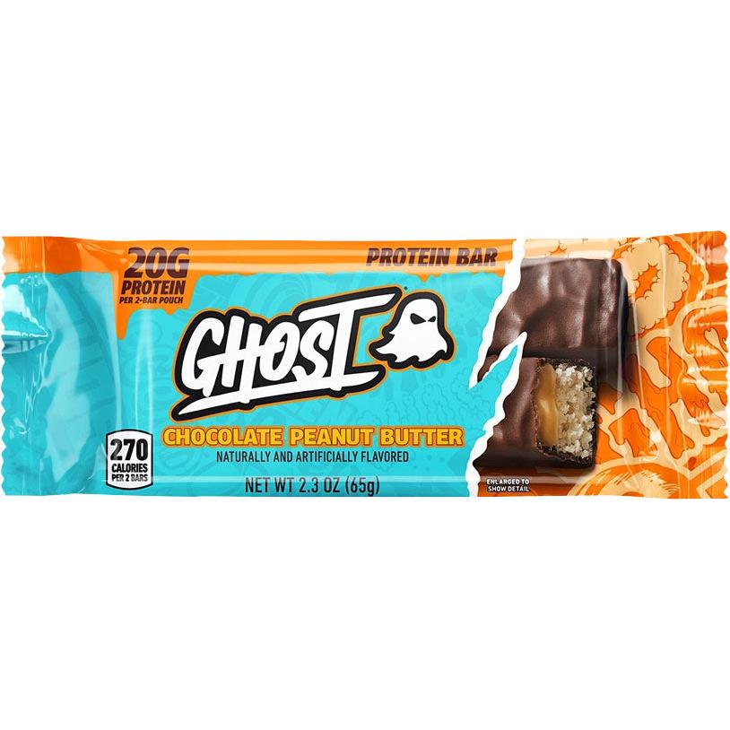 GHOST Protein Bars-Single (65 g)-Chocolate Peanut Butter-N101 Nutrition