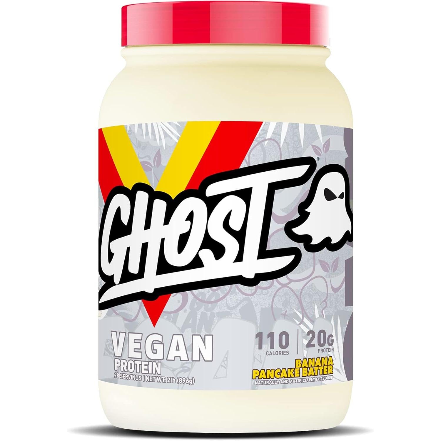 GHOST Vegan Protein-28 servings-Banana Pancake Batter-N101 Nutrition