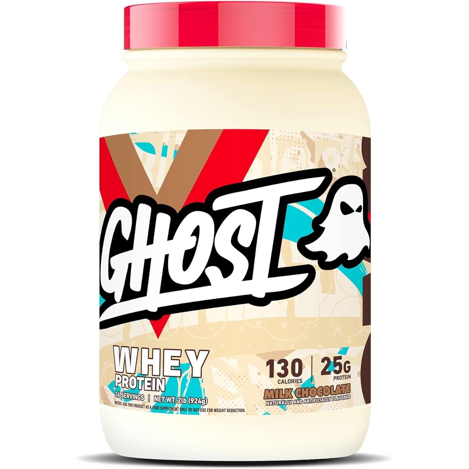 GHOST Whey Protein-2 lbs-Milk Chocolate-N101 Nutrition