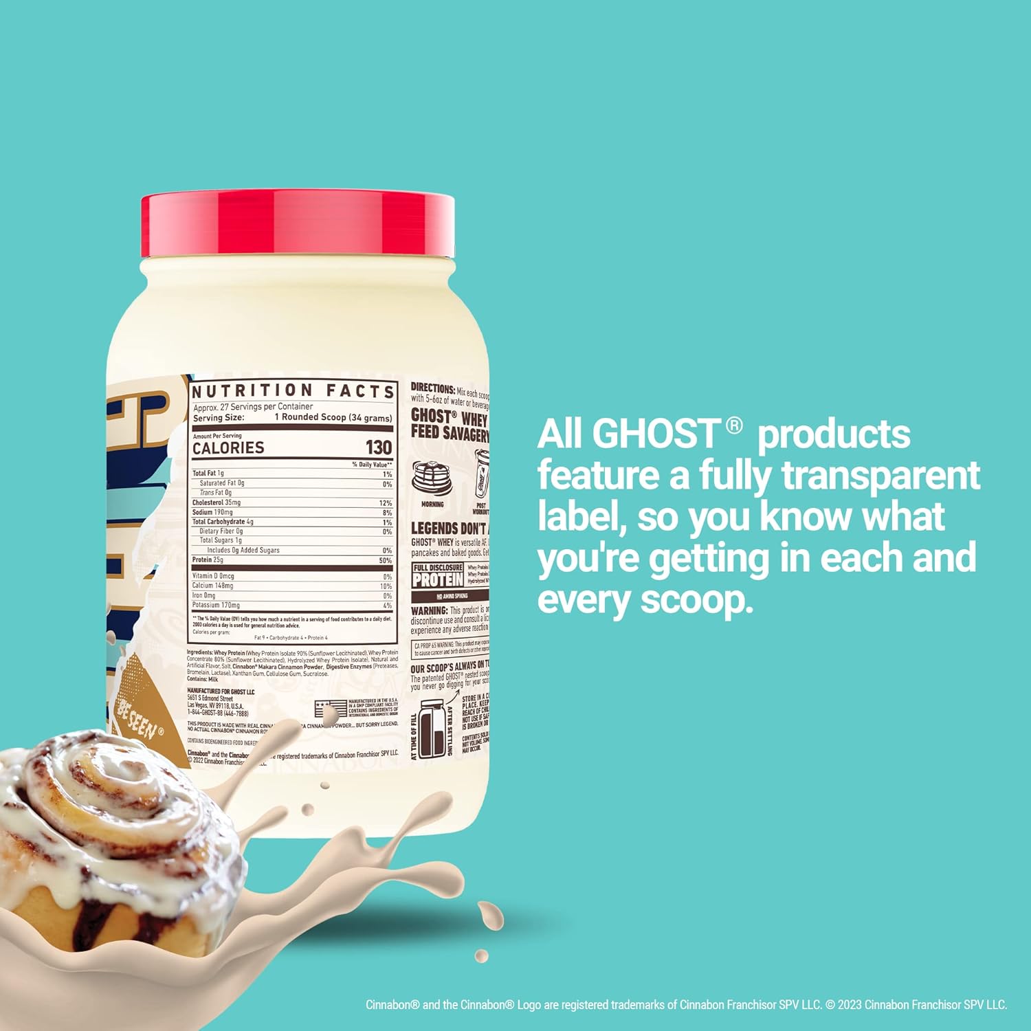 GHOST Whey Protein-N101 Nutrition