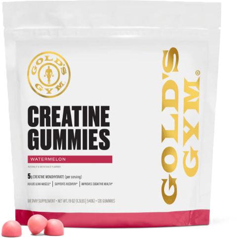 Gold's Gym Creatine Gummies-30 servings (120 gummies)-Watermelon-N101 Nutrition