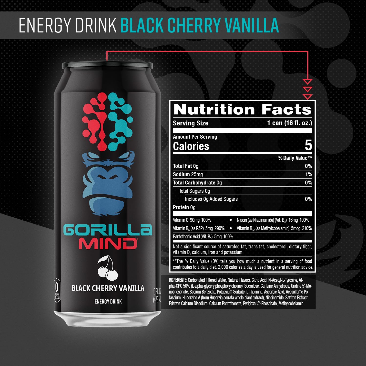 Gorilla Mind Energy Drink-N101 Nutrition