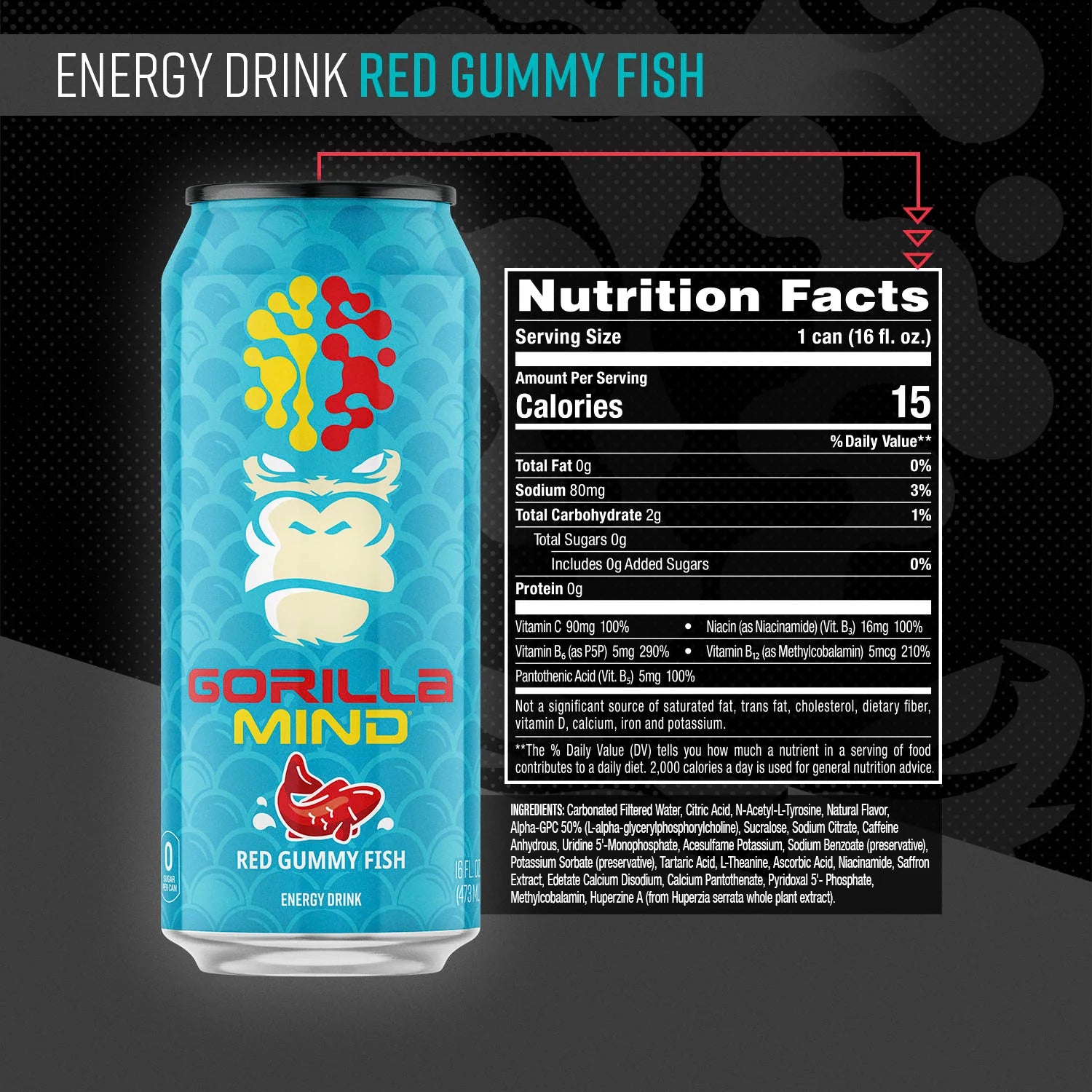 Gorilla Mind Energy Drink-N101 Nutrition