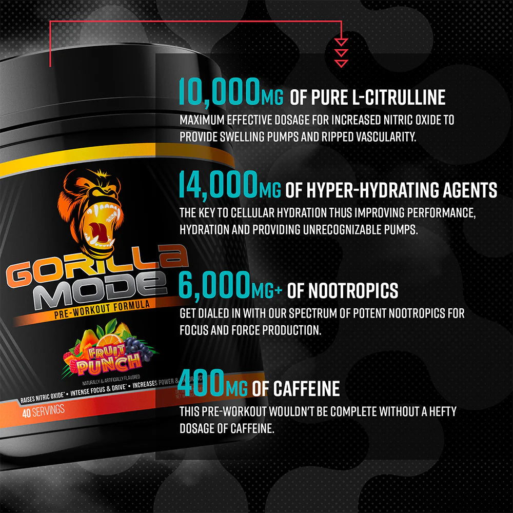 Gorilla Mind Gorilla Mode-N101 Nutrition