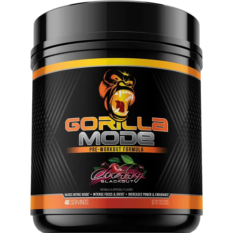 Gorilla Mind Gorilla Mode-40 servings-Cherry Blackout-N101 Nutrition