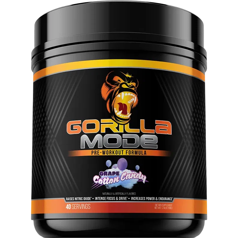 Gorilla Mind Gorilla Mode-40 servings-Cotton Candy Grape-N101 Nutrition