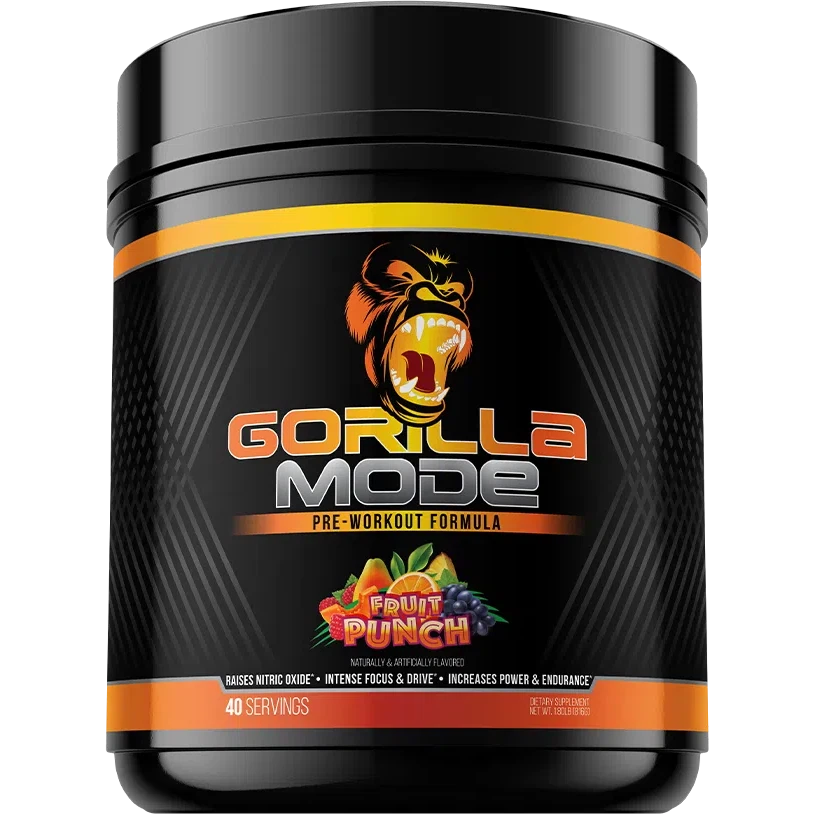 Gorilla Mind Gorilla Mode-40 servings-Fruit Punch-N101 Nutrition