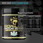 Gorilla Mind Gorilla Mode Base-N101 Nutrition
