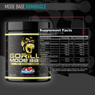 Gorilla Mind Gorilla Mode Base-N101 Nutrition